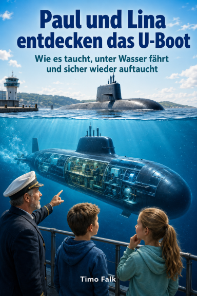 Paul und Lina entdecken das U-Boot - Wie es taucht, unter Wasser fährt und sicher wieder auftaucht Buchcover